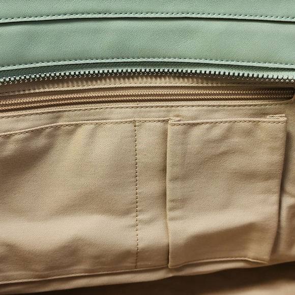 Coach Legacy Candace Carryall 24201 All Leather Satchel Seafoam/Mint 2012 EUC - Picture 14 of 16